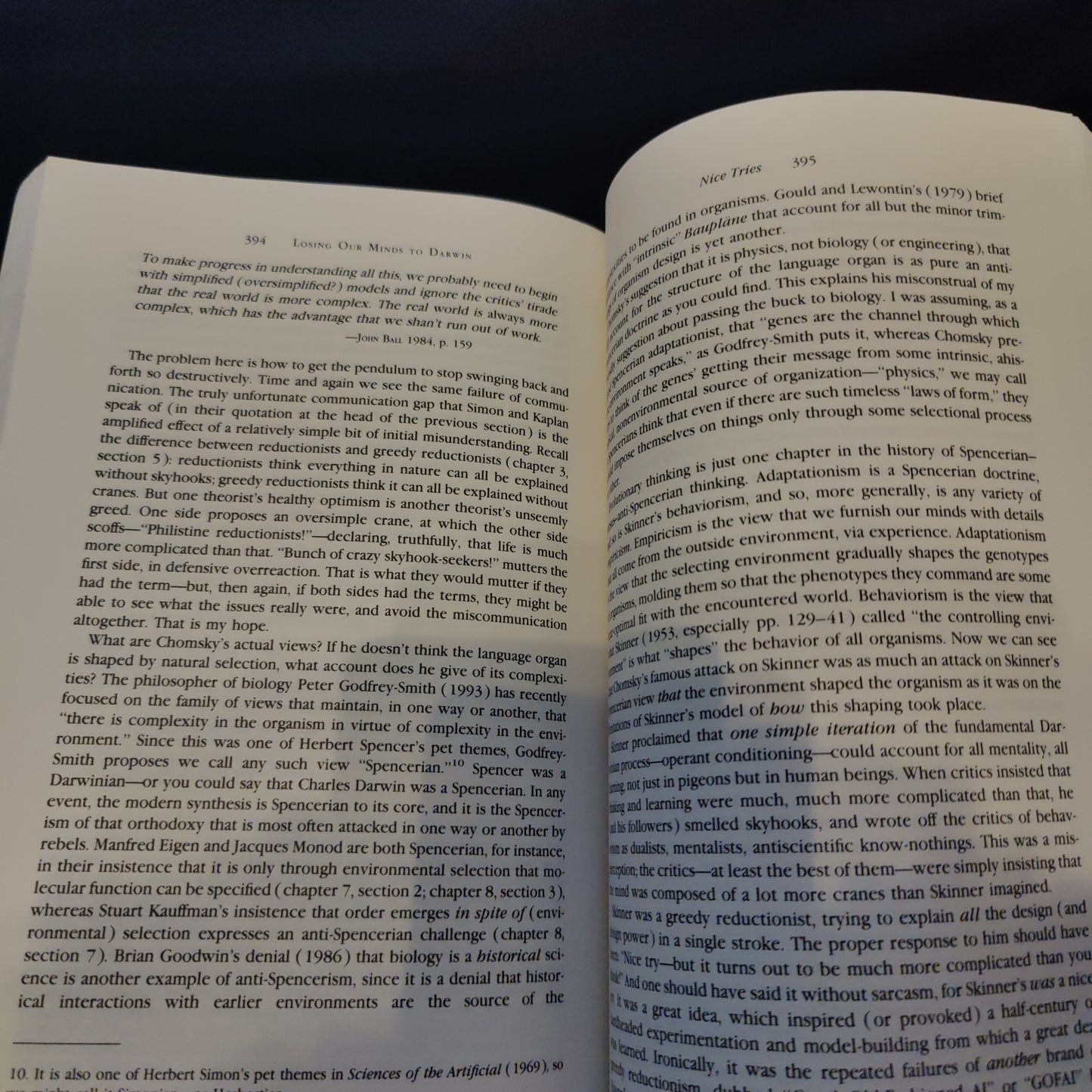 ‘Darwin’s Dangerous Idea, Evolution and the Meanings of Life’ by Daniel Dennett