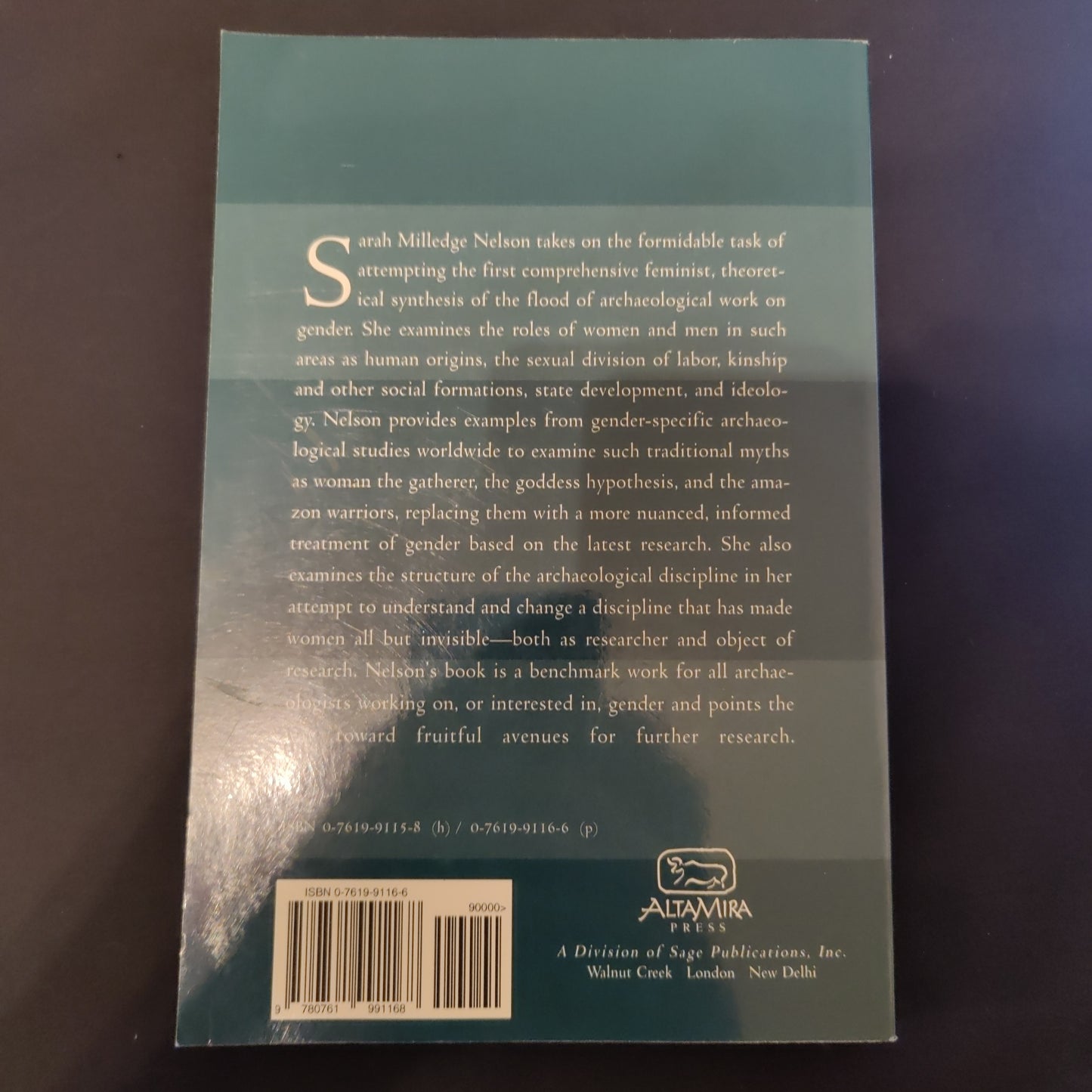 'Gender in Archaeology' by Sarah Milledge Nelson