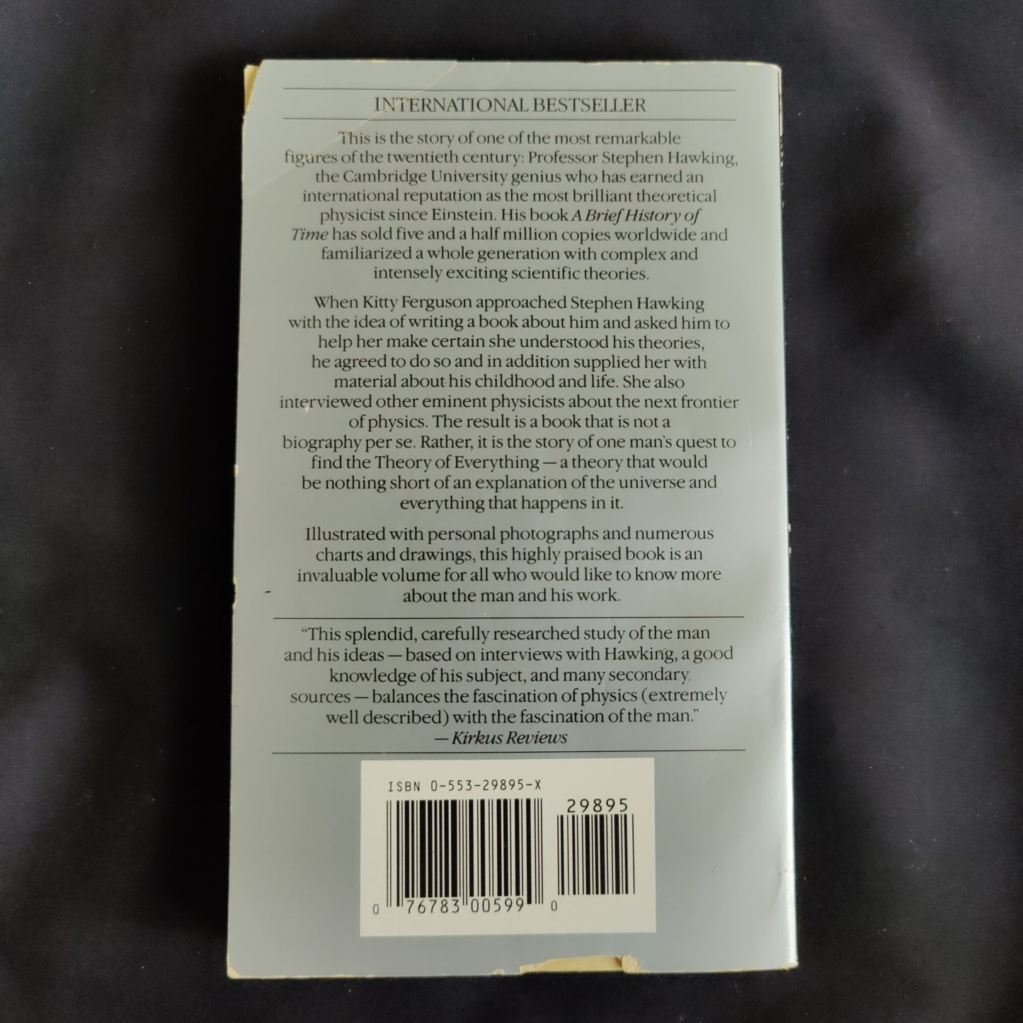 'Stephen Hawking Quest for a Theory of Everything' by Kitty Ferguson