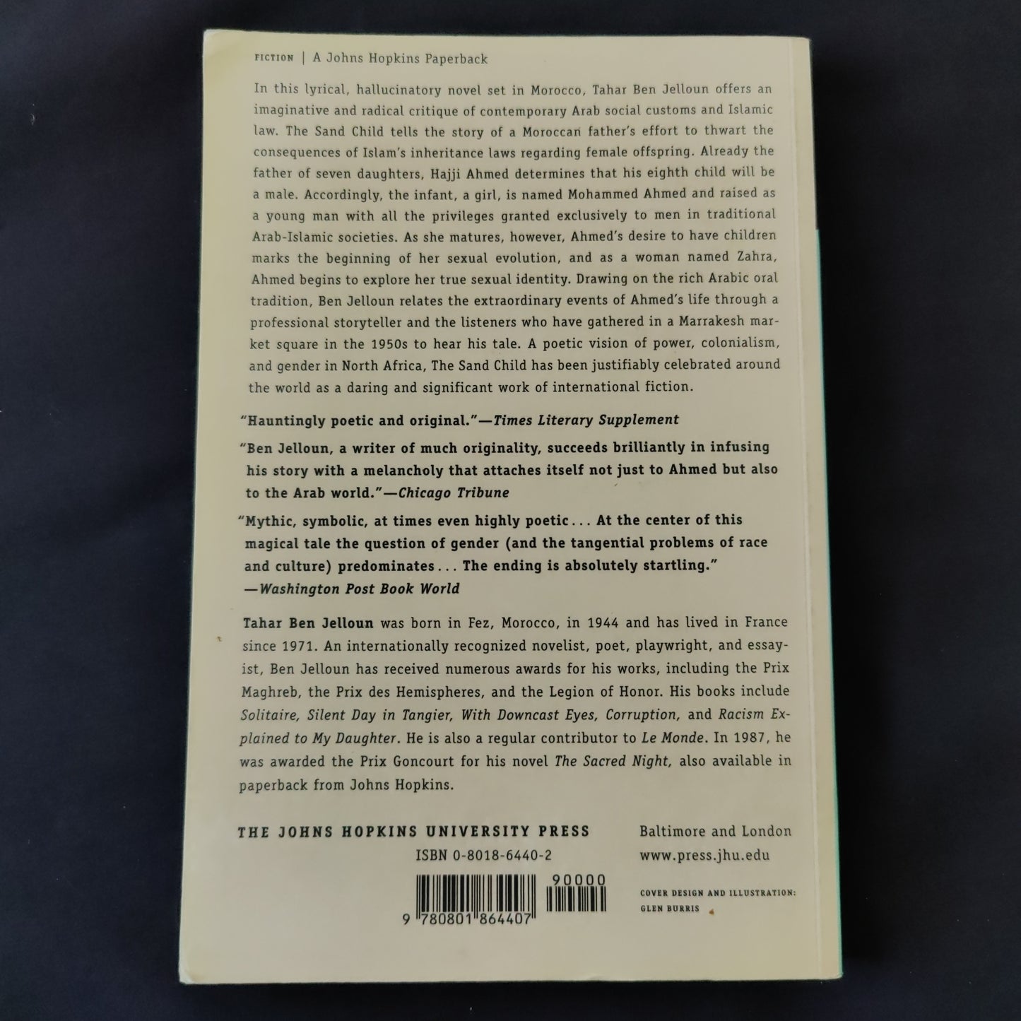 'The Sand Child' by Tahar Ben Jelloun