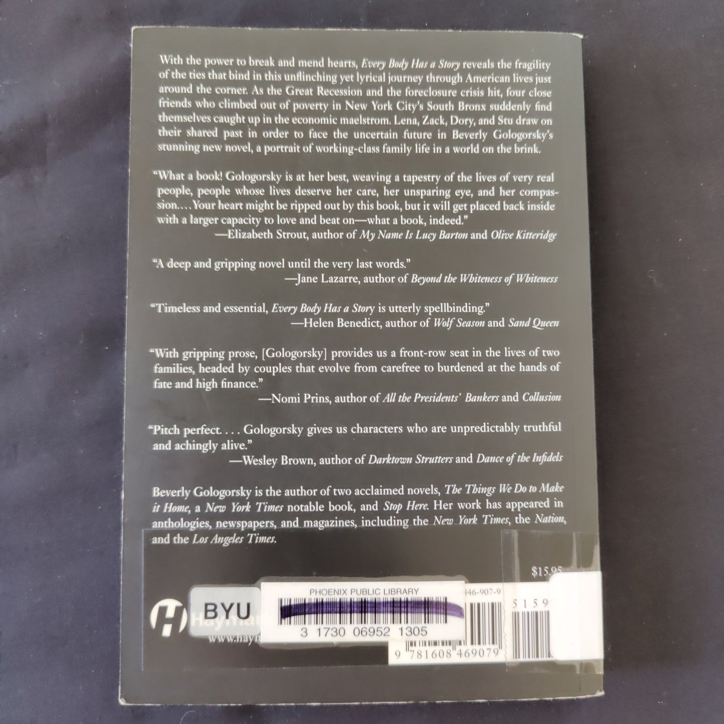 'Every Body Has A Story' by Beverly Gologorsky