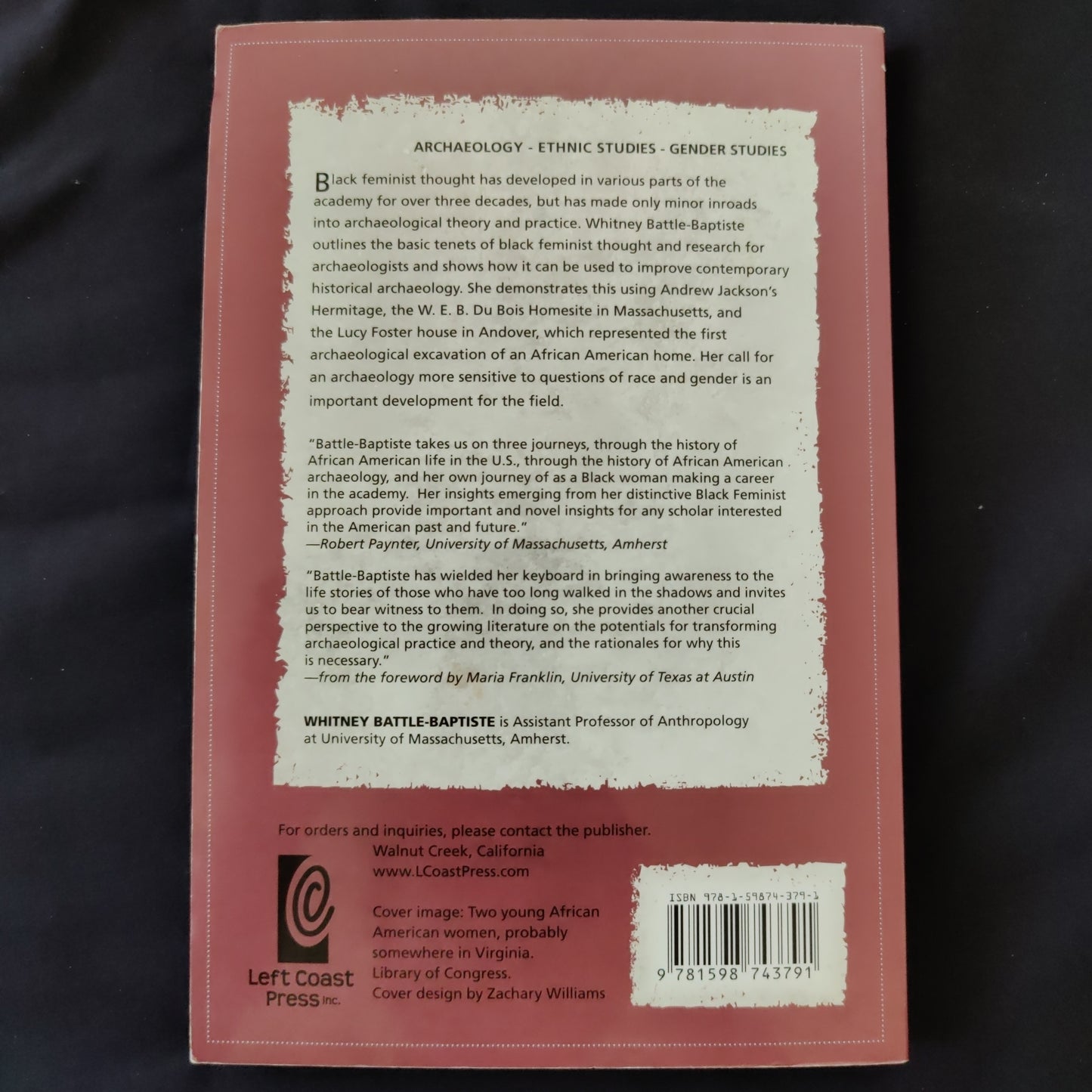 'Black Feminist Archaeology' by Whiteney Battle-Baptiste