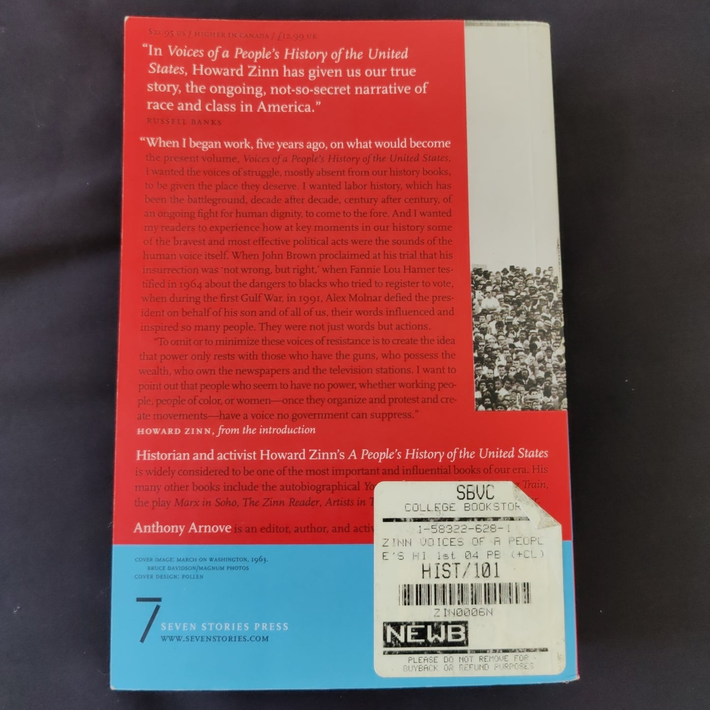 'Voices of a People's History of the United States' by Howard Zinn