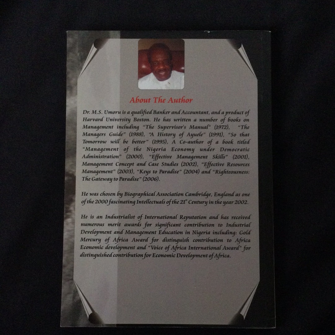 ‘The Sorrows of a Nation’ by Dr. M.S. Umoru