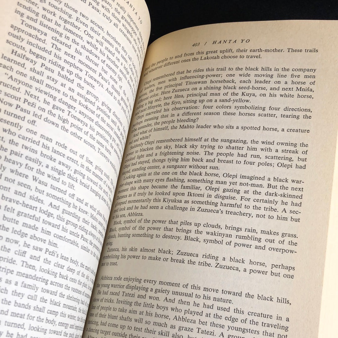 ‘Hanta Yo’ by Ruth Beebe Hill