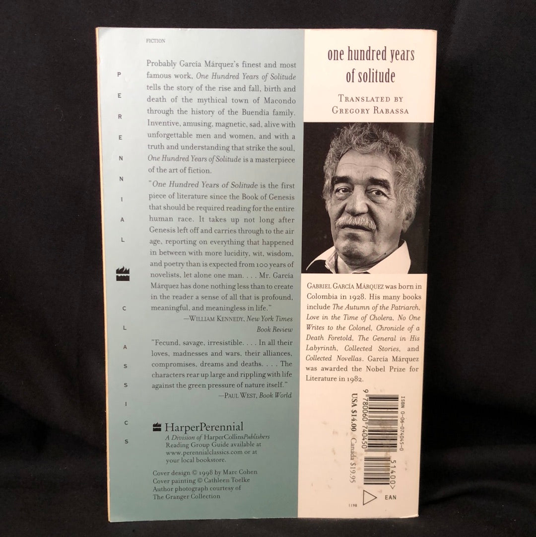 ‘One Hundred Years of Solitude’ by Gabriel Marquez