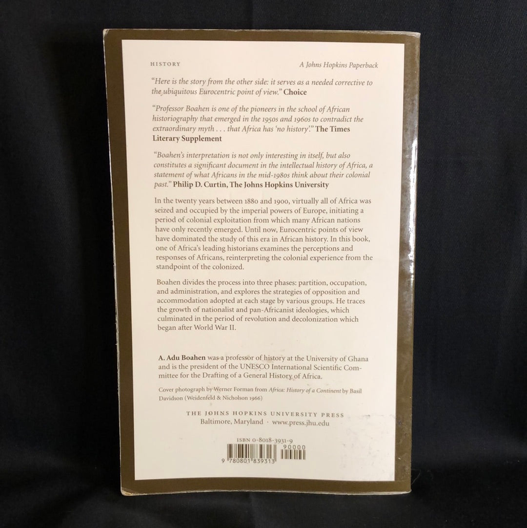 ‘African Perspectives on Colonialism’ by A. Adu Boahen