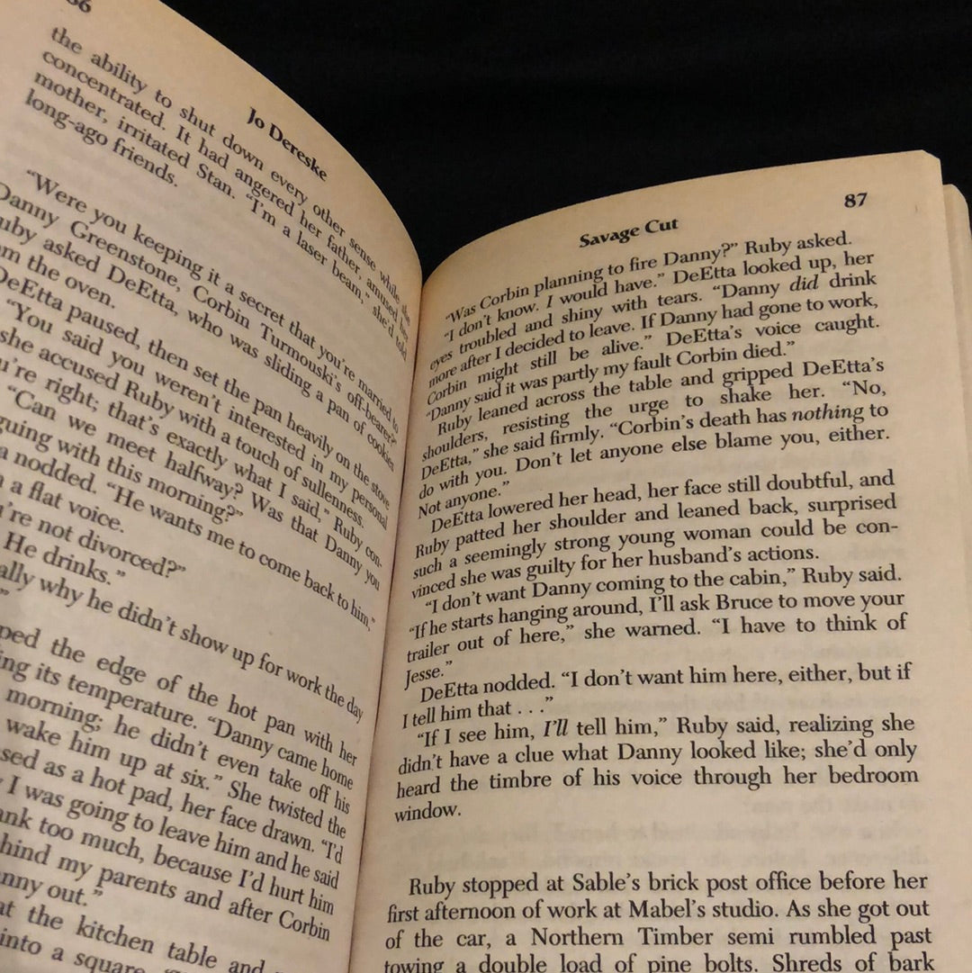 ‘Savage Cut’ by Jo Dereske