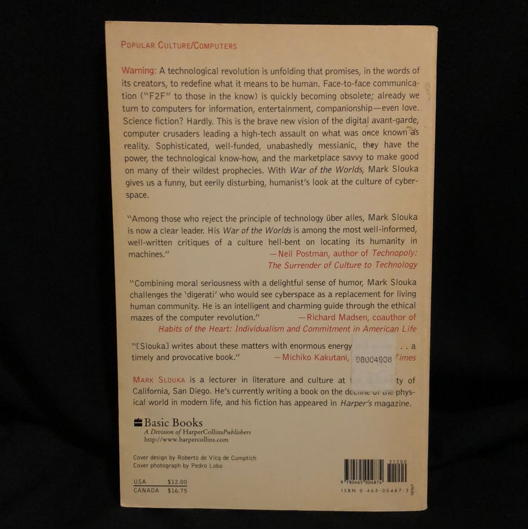 ‘War of the Worlds’ by Mark Slouka