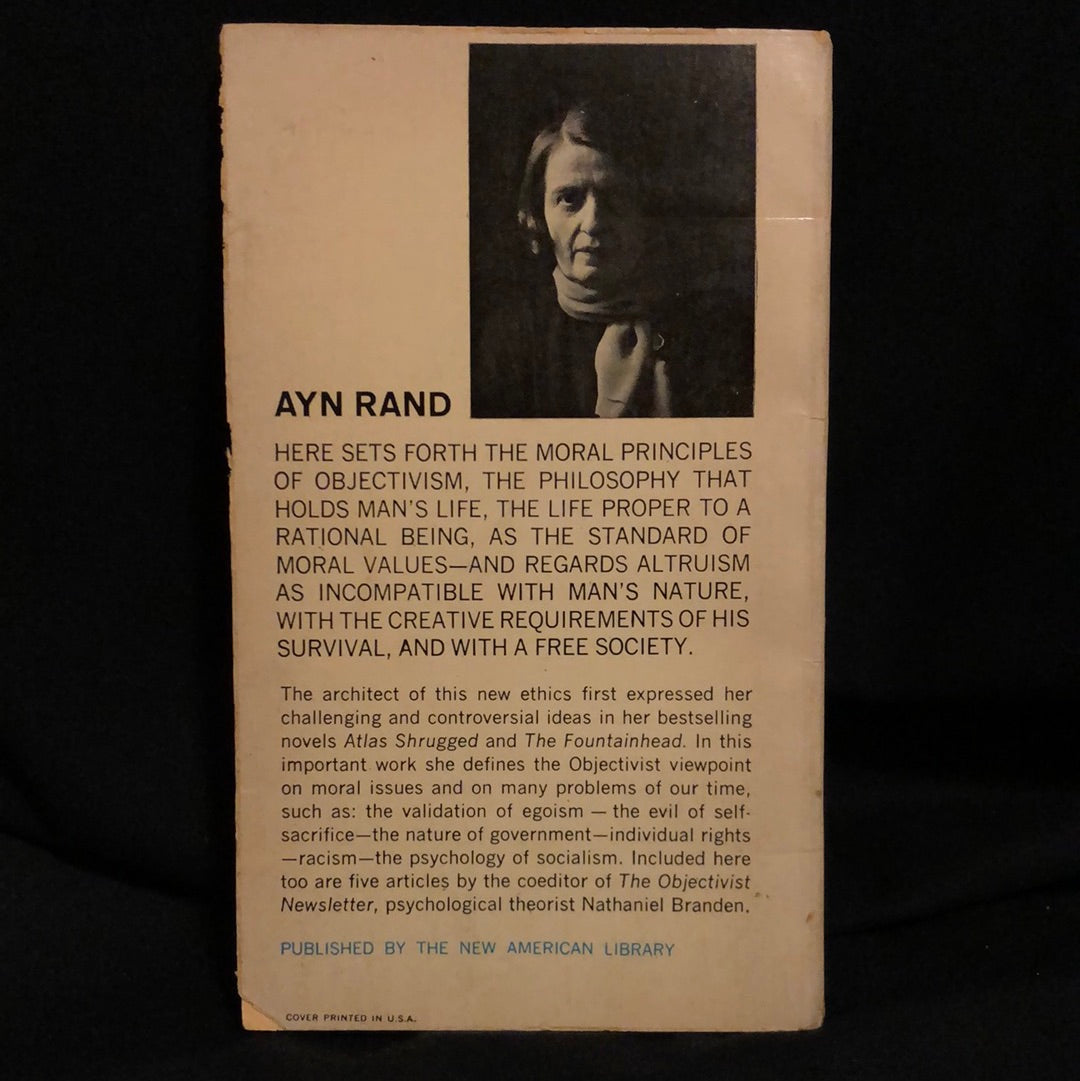 ‘The Virtue of Selfishness A New Concept of Egoism’ by Ayn Rand