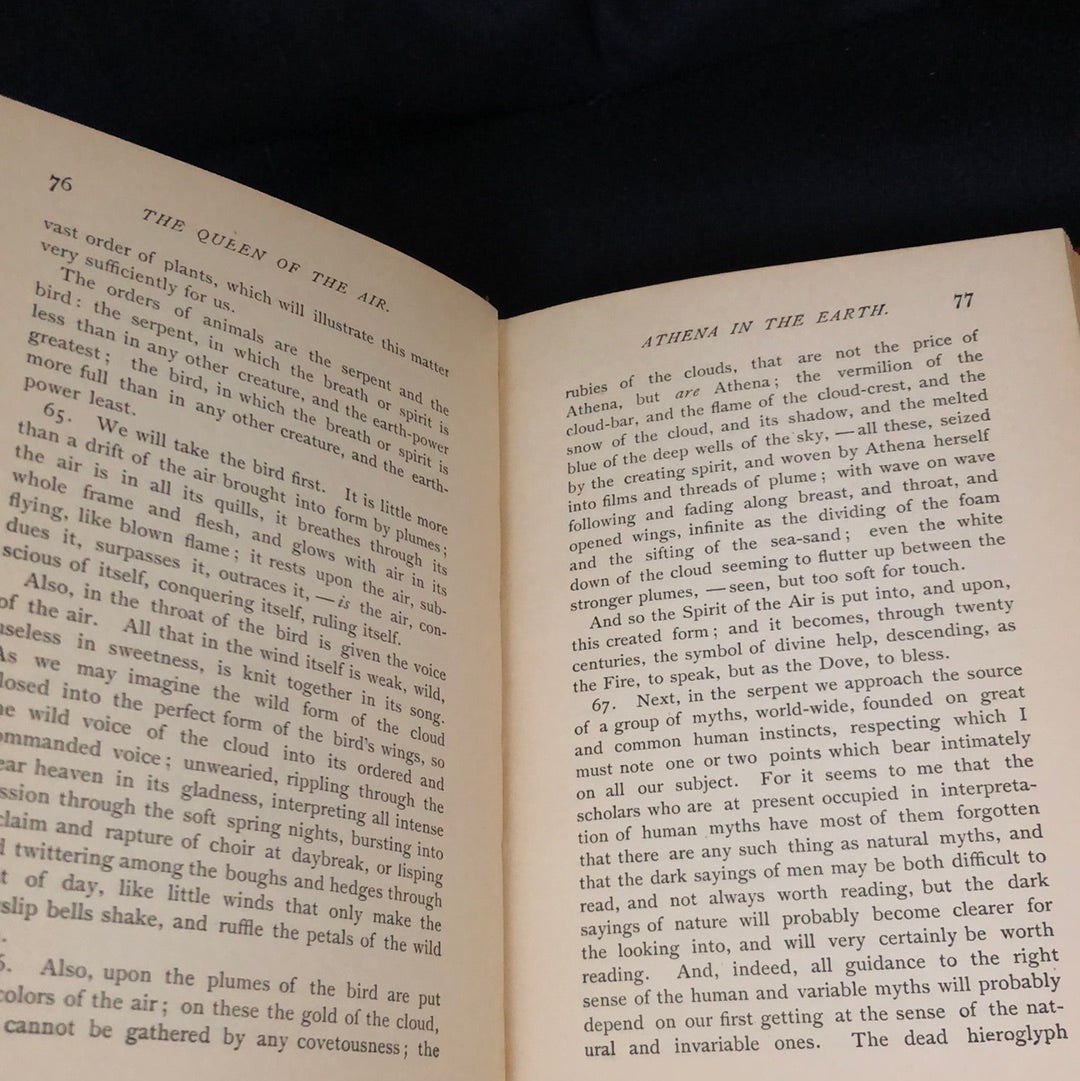 ‘The Queen of the Air’ by John Ruskin