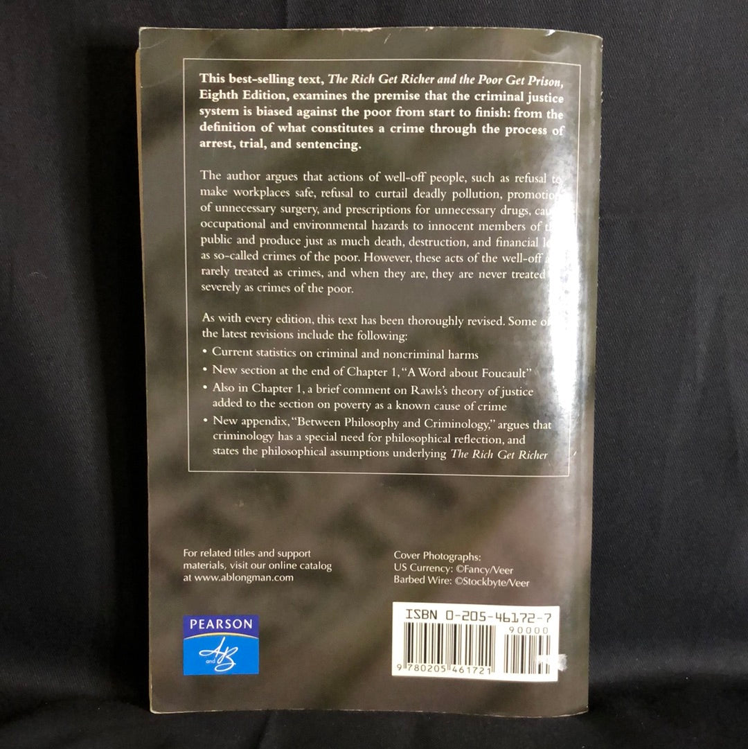 ‘The Rich Get Richer And The Poor Get Prison’ by Jeffrey Reiman