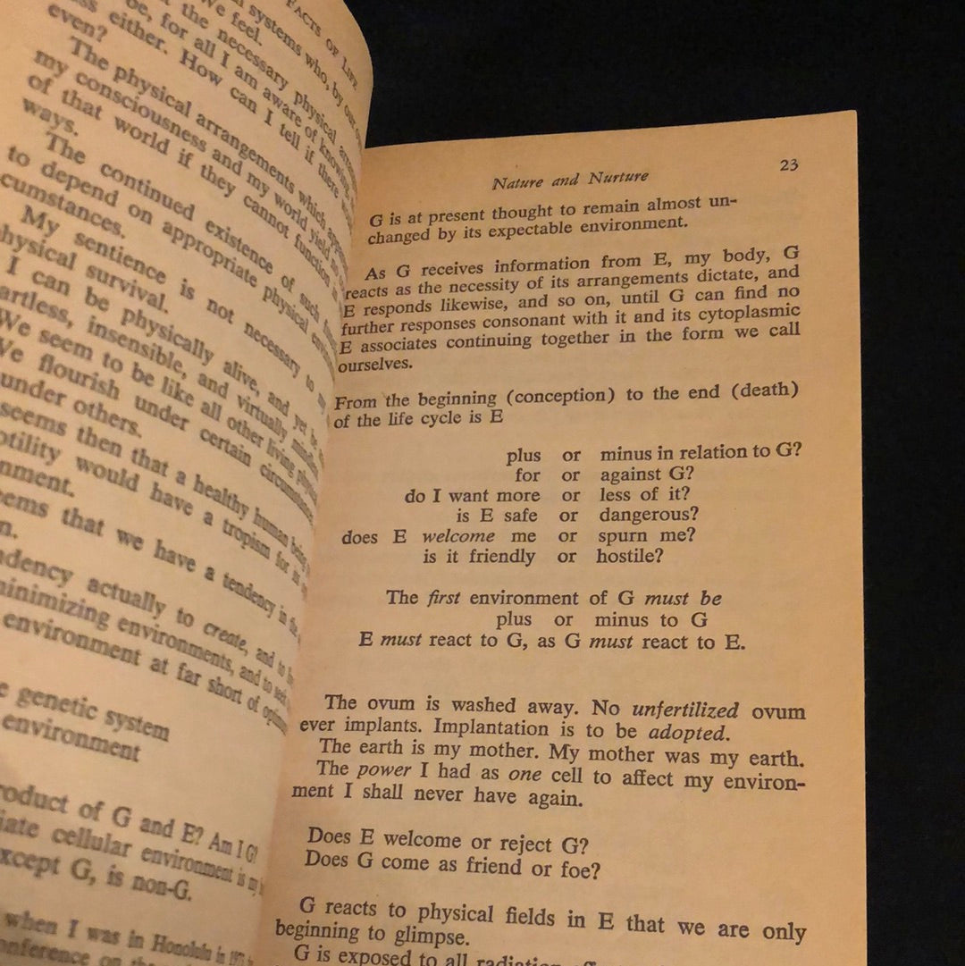 ‘The Facts of Life’ R.D. Laing