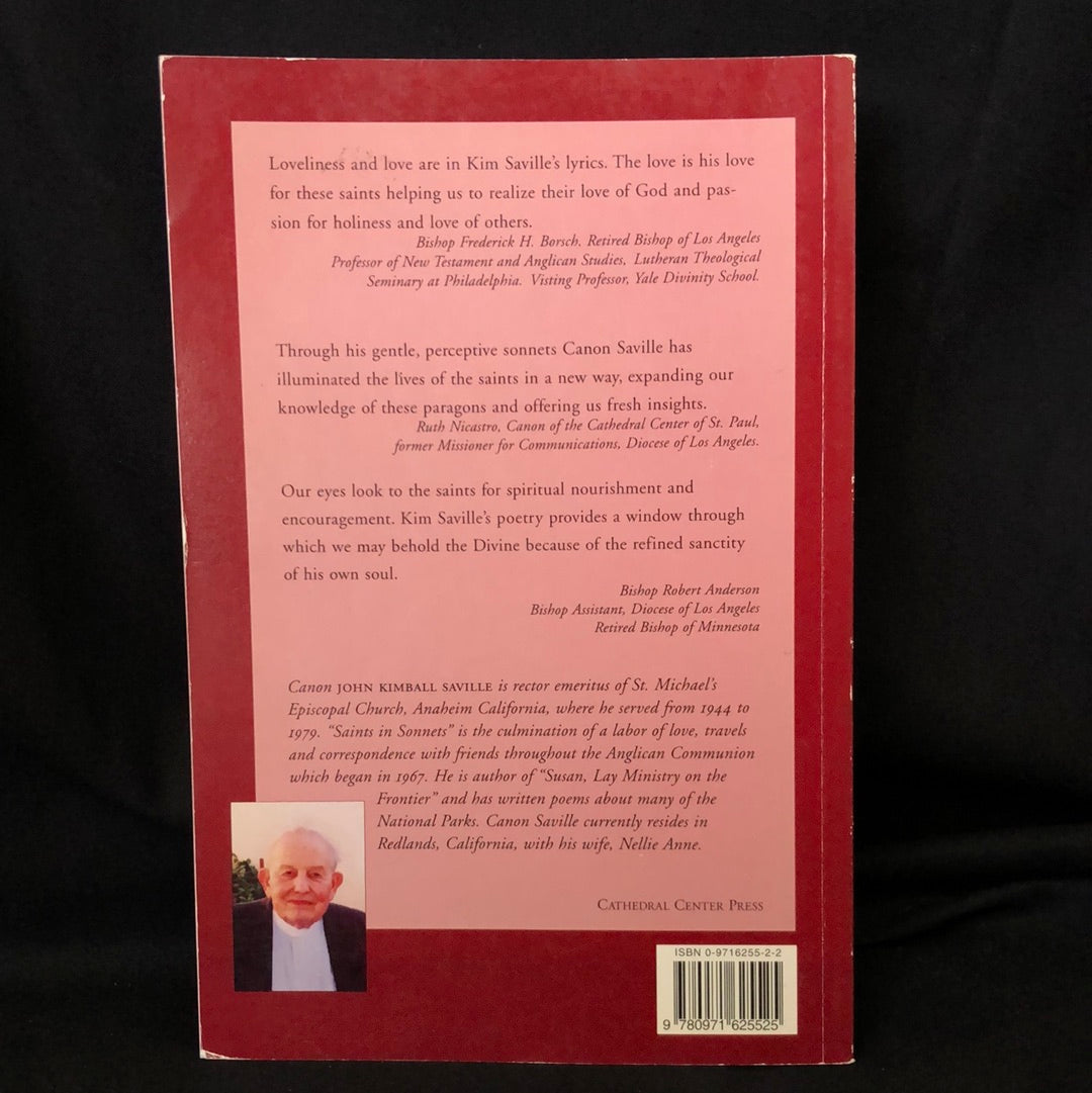‘Saints in Sonnets’ by J. Kimball Saville