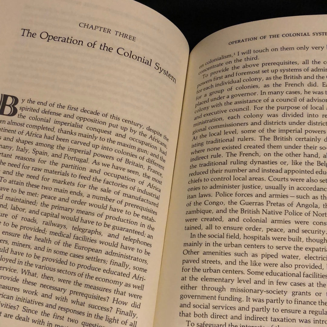 ‘African Perspectives on Colonialism’ by A. Adu Boahen