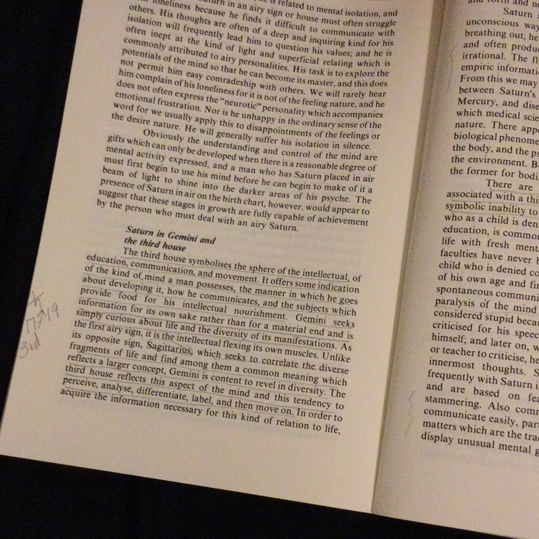 ‘Saturn’ by Liz Greene