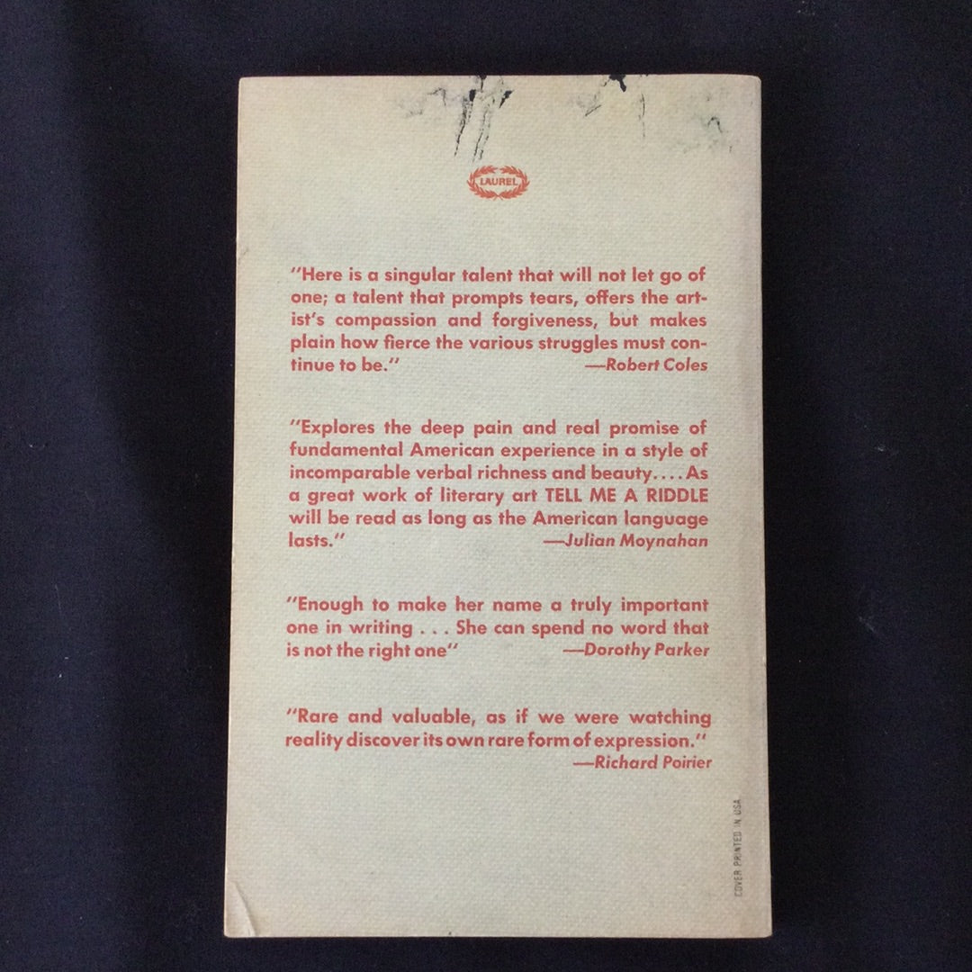 ‘Tell Me A Riddle’ by Tillie Olsen