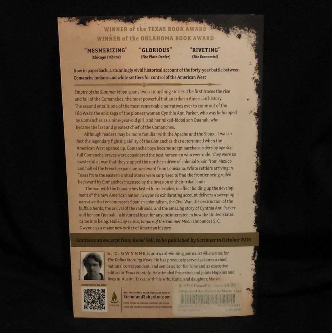 ‘Empire of the Summer Moon’ by S.C. Gwynne