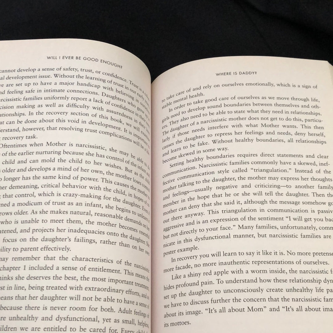 ‘Will I Ever Be Good Enough? Healing the Daughters of Narcissistic Mothers’ by Karyl McBride