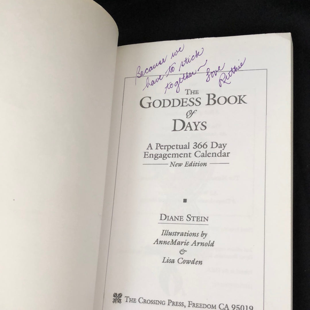 ‘The Goddess Book of Days’ by Diane Stein