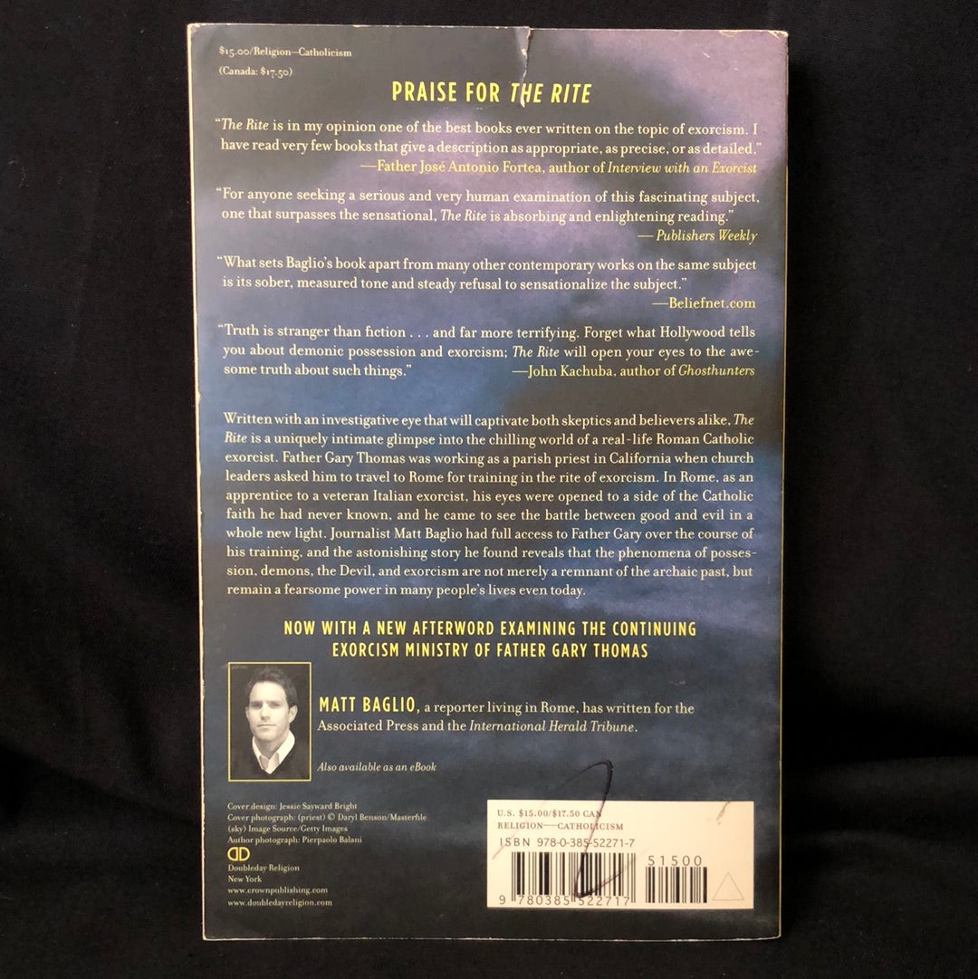 ‘The Rite The Making of A Modern Exorcist’ by Matt Baglio