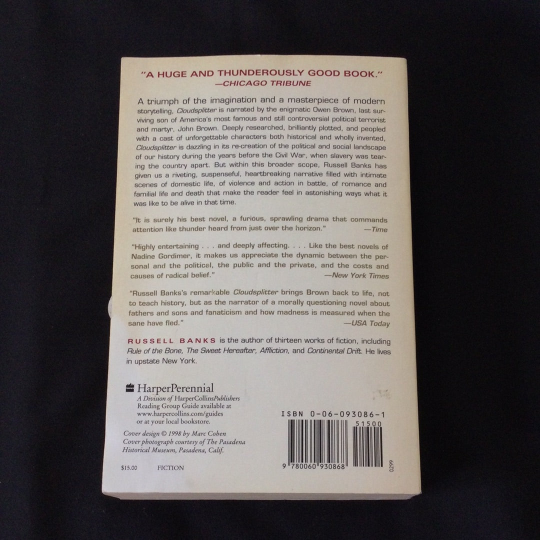 ‘Cloudsplitter’ by Russell Banks