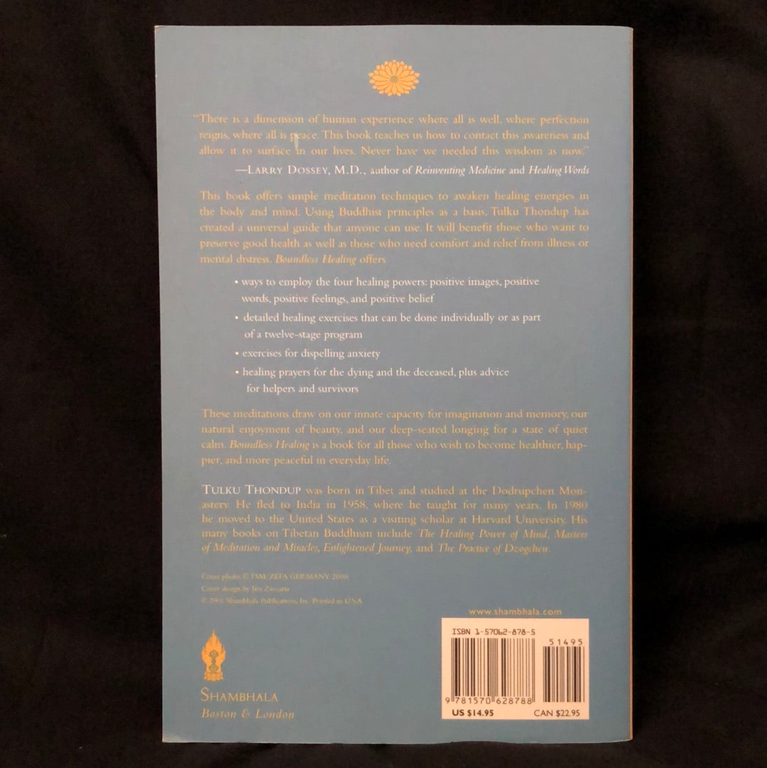 ‘Boundless Healing’ by Tulku Thondup