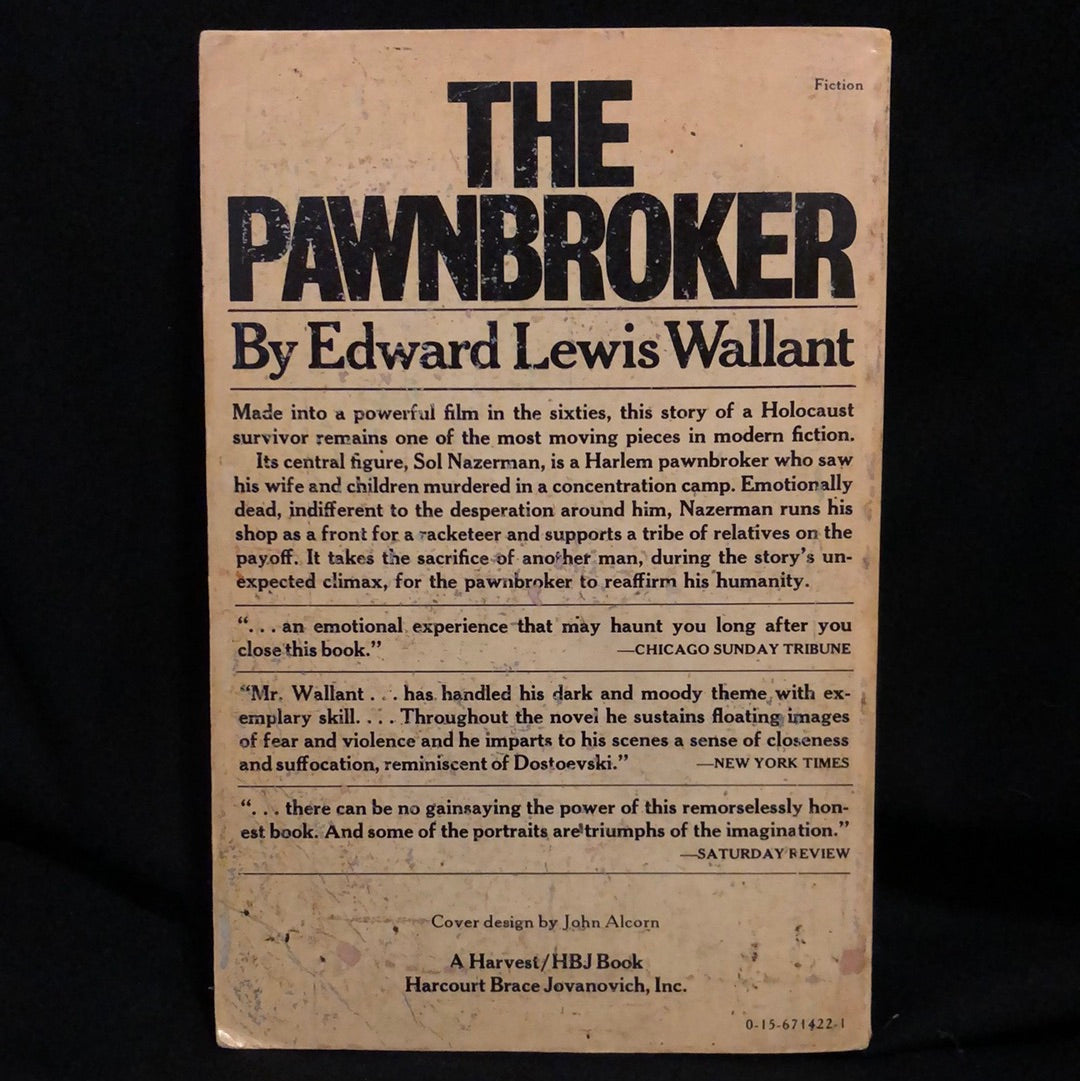 ‘The Pawnbroker’ by Edwards Lewis Wallant