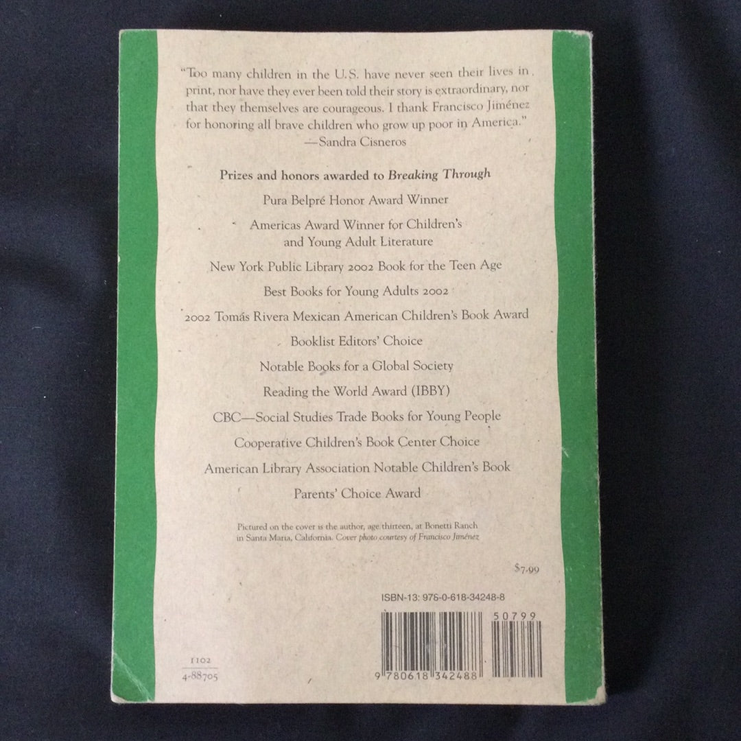 'Breaking Through' by Francisco Jimenez