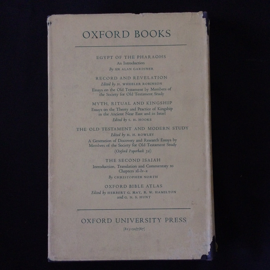 ‘Archaeology and Old Testament Study’ by D. Winston Thomas