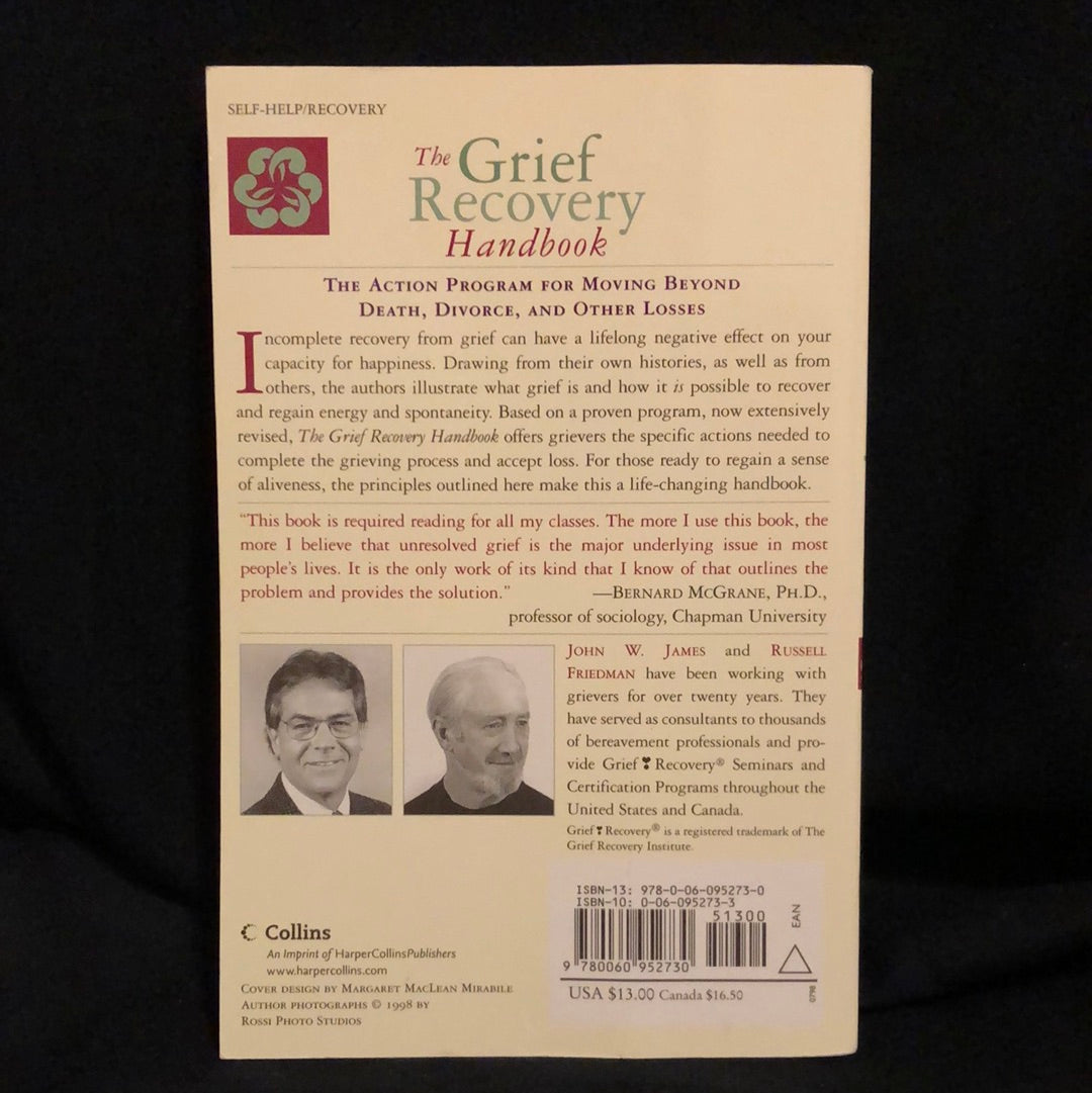 ‘The Grief Recovery Handbook’ John W. James & Russell Friedman