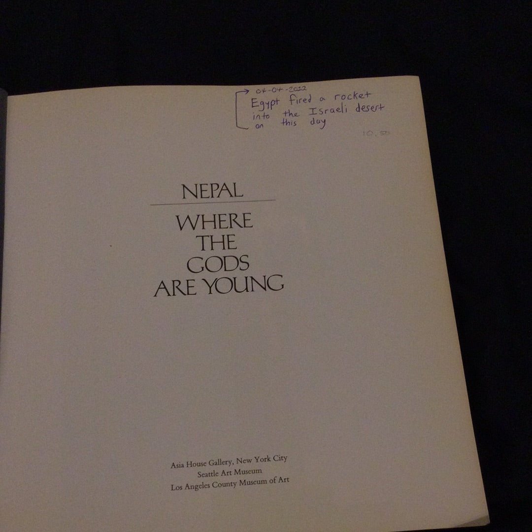 ‘Nepal Where the Gods are Young’ by Pratapaditya Pal