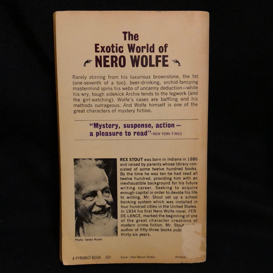 ‘The League of Frightened Men’ by Rex Stout