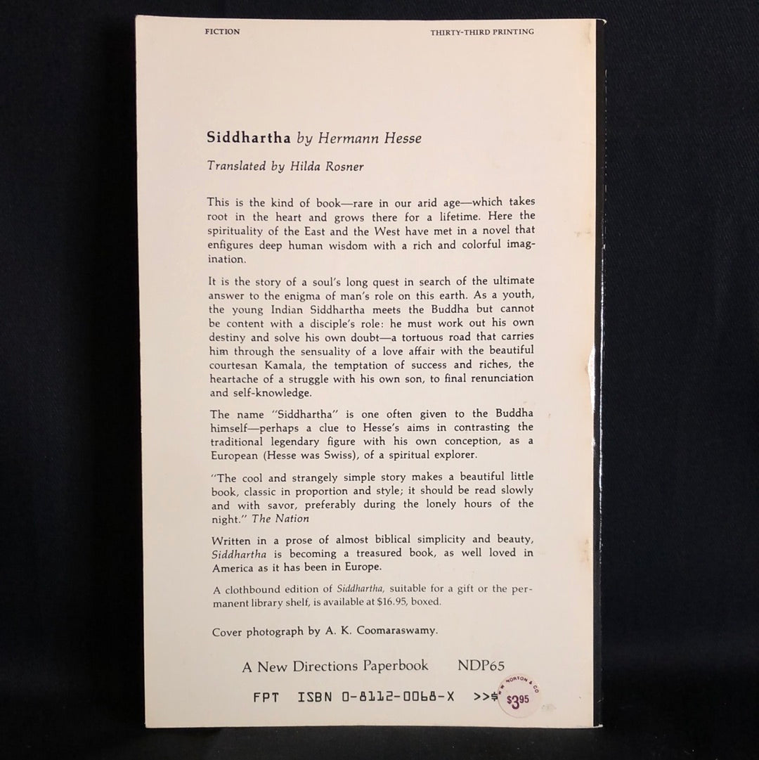 ‘Siddhartha’ by Herman Hesse