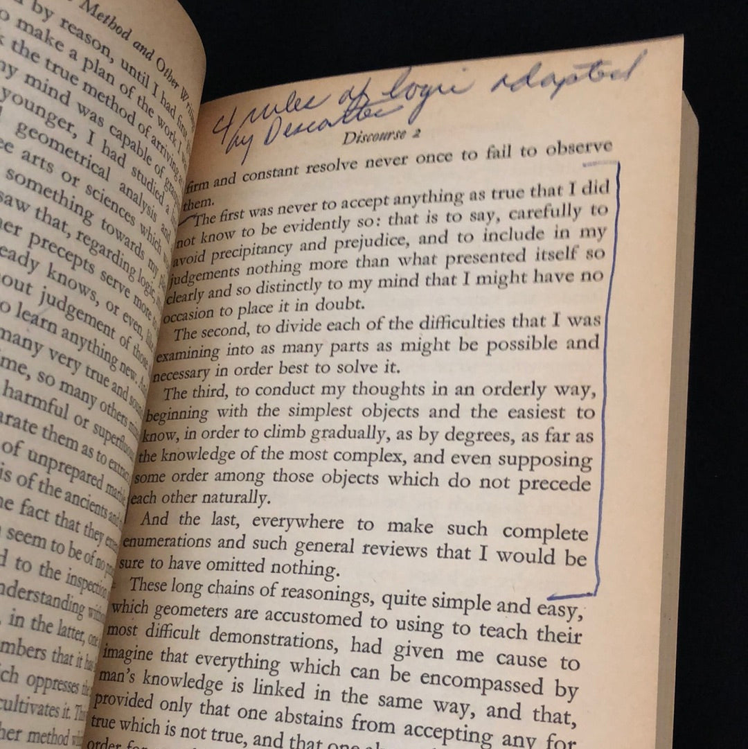 ‘Discourse on Method and the Meditations’ Descartes