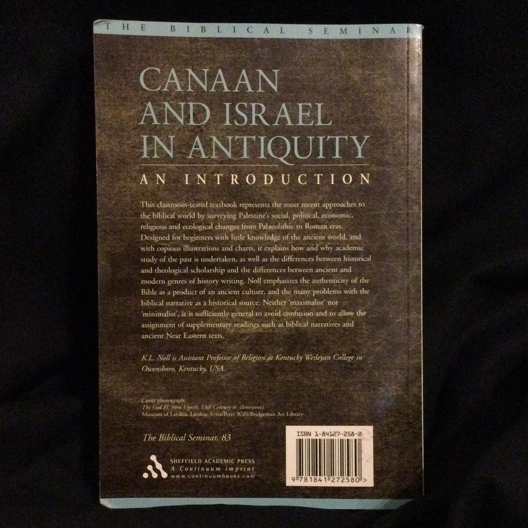 ‘Canaan and Israel in Antiquity’ by K.L. Noll