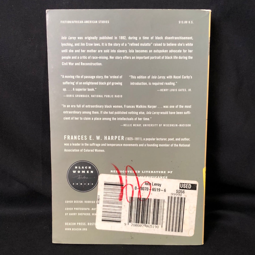 ‘Iola Leroy’ by Frances E.W. Harper