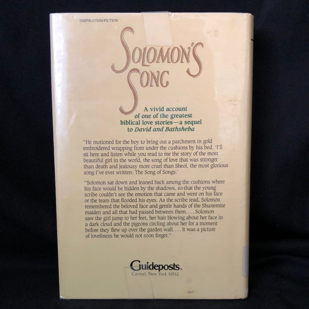 ‘Solomon’s Song a Novel’