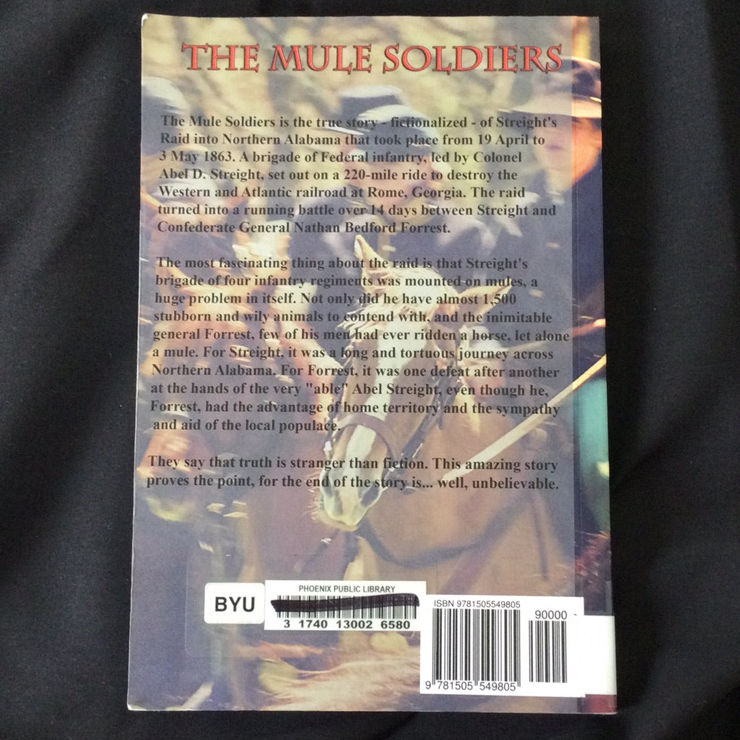'The Mule Soldiers, A Novel of the American Civil War' by Blair Howard
