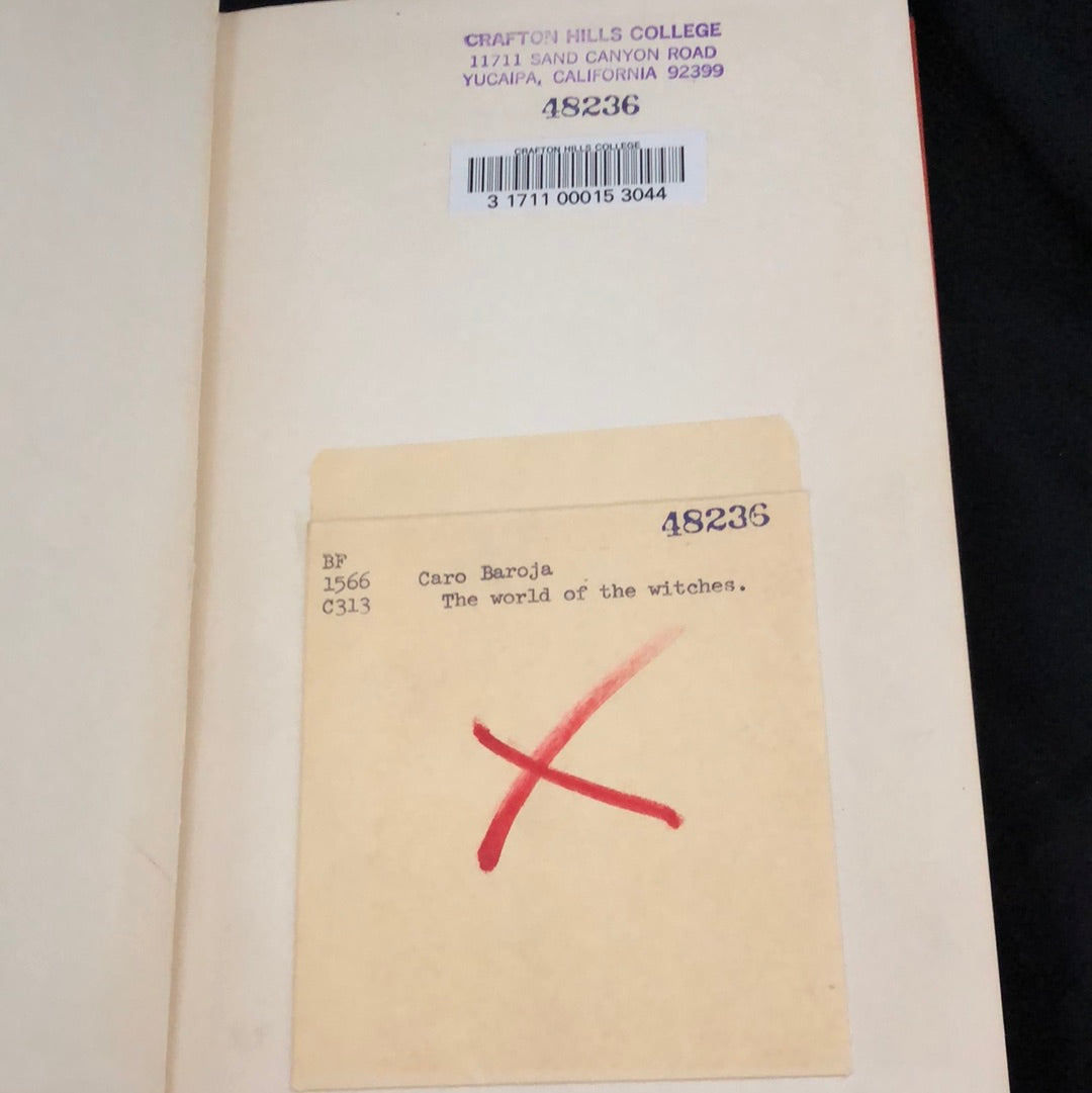 ‘The World of the Witches’ by Julio Caro Baroja