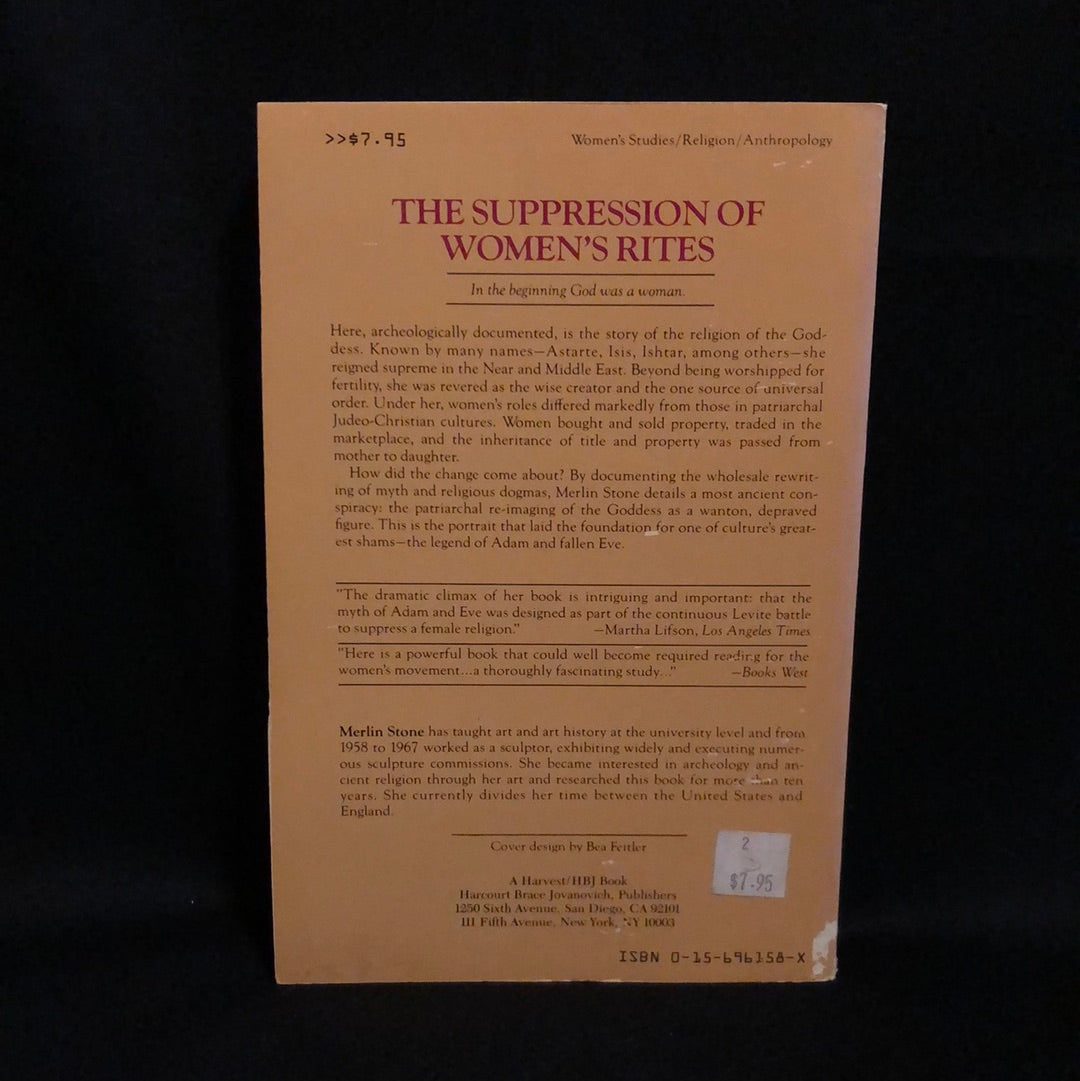 ‘When God Was A Woman’ by Merlin Stone