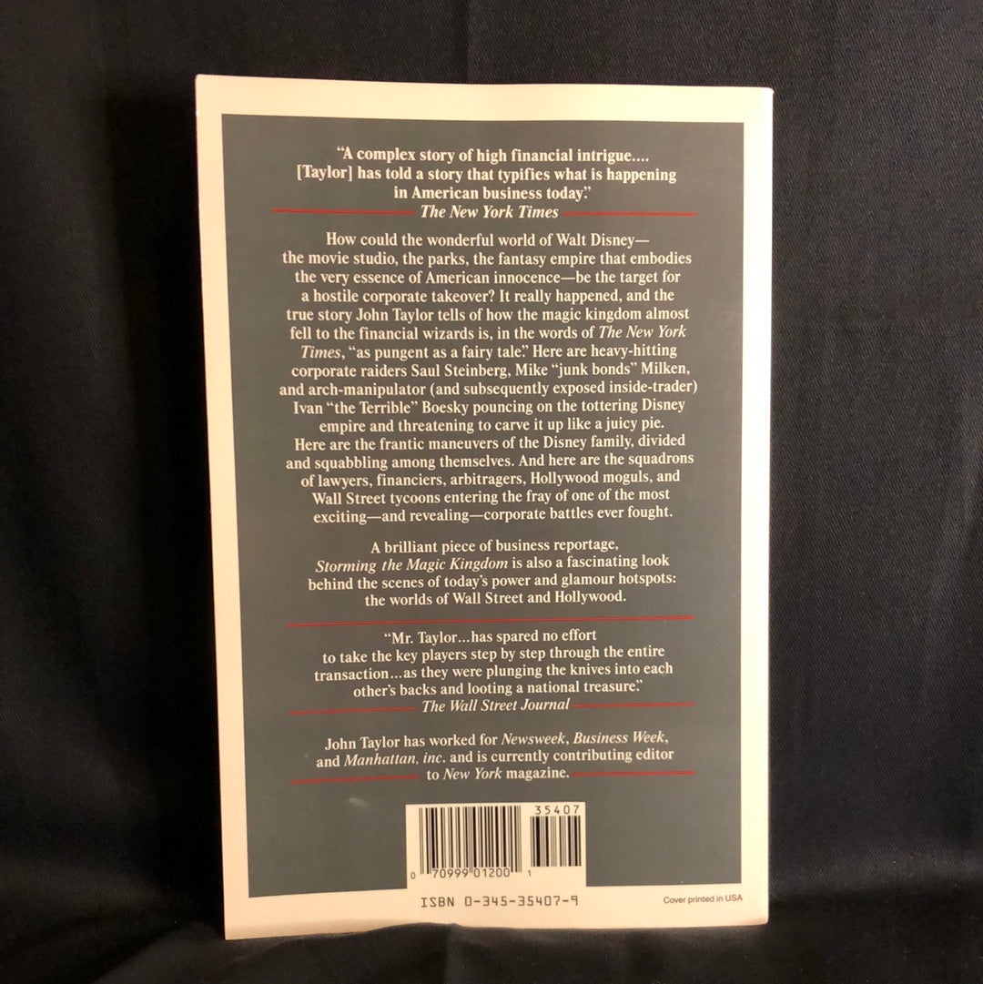 ‘Storming The Magic Kingdom’ by John Taylor