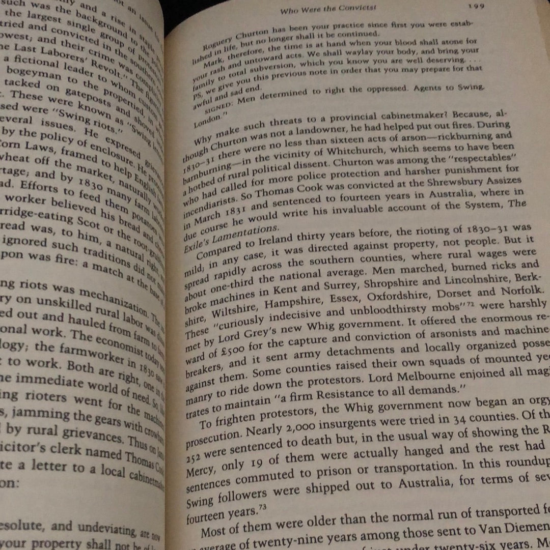 ‘The Fatal Shore, The Epic of Australia’s Founding’ by Robert Hughes