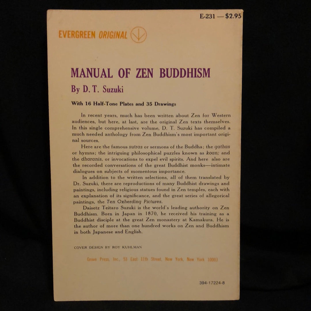 ‘Manual of Zen Buddhism’ by D.T. Suzuki