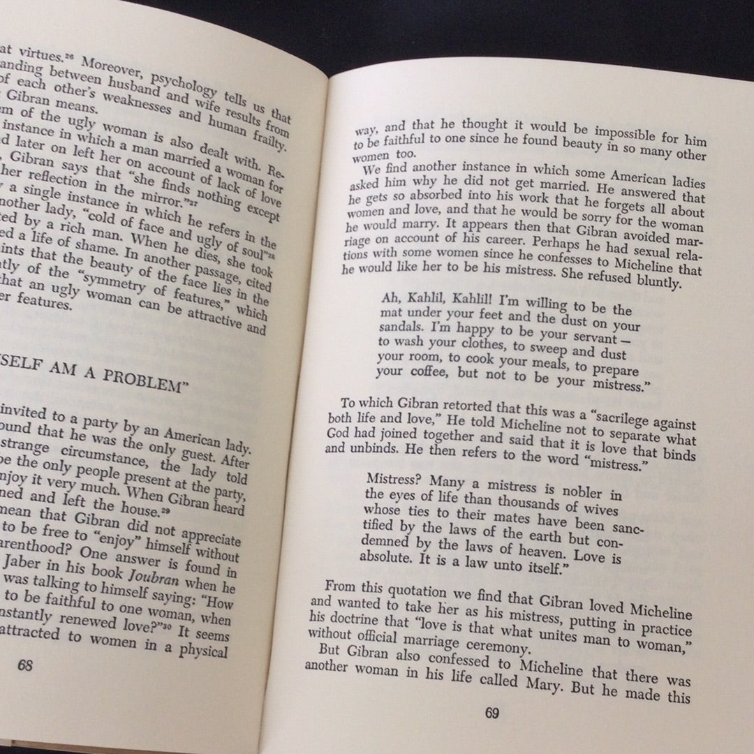 'The Nature of Love' by Kahlil Gibran