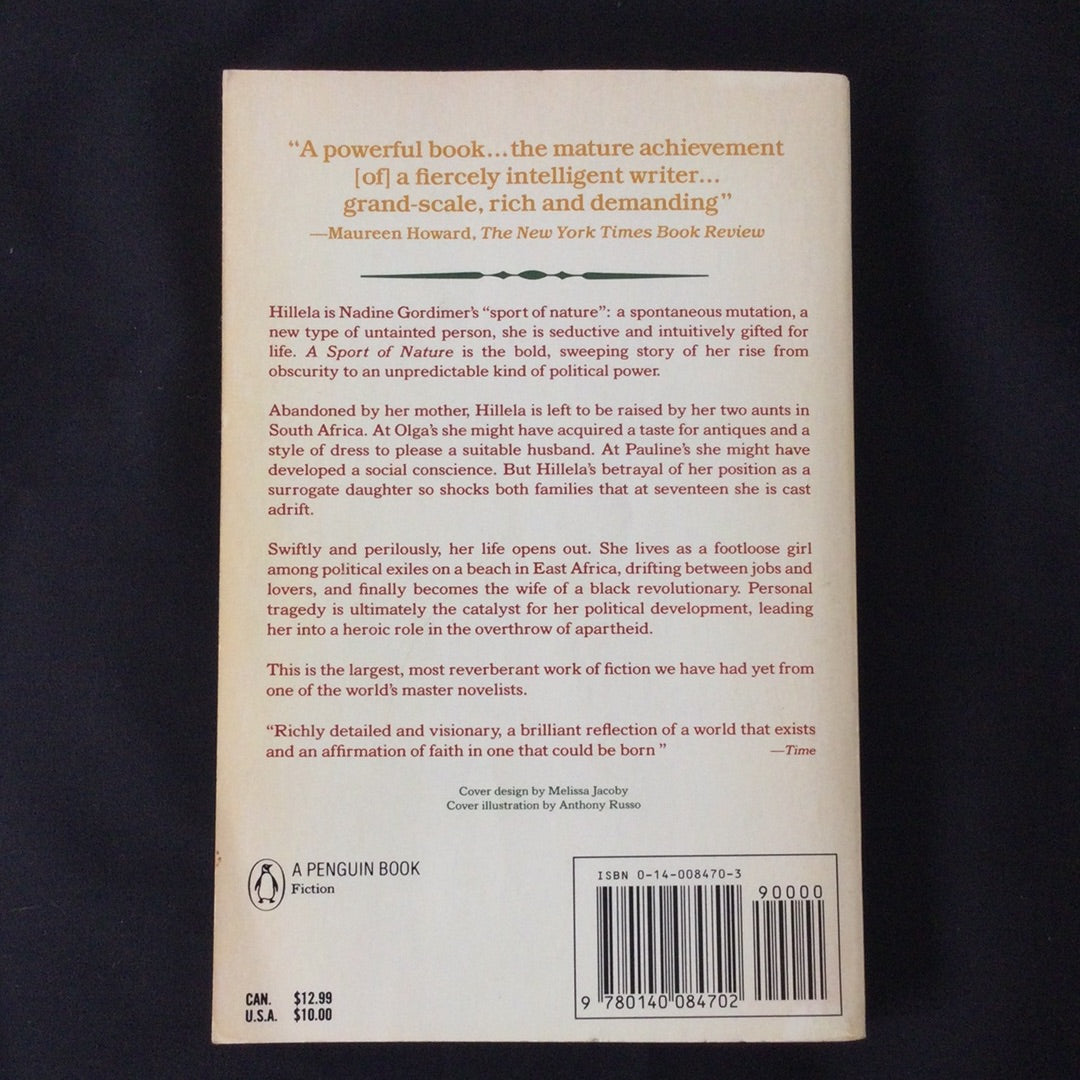 'A Sport of Nature' by Nadine Gordimer