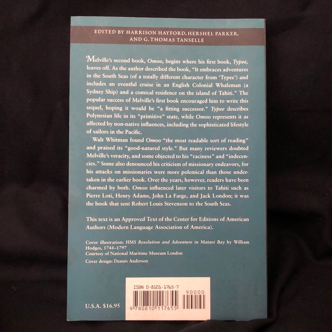 ‘Omoo A Narrative of Adventures in the South Seas’ by Herman Melville