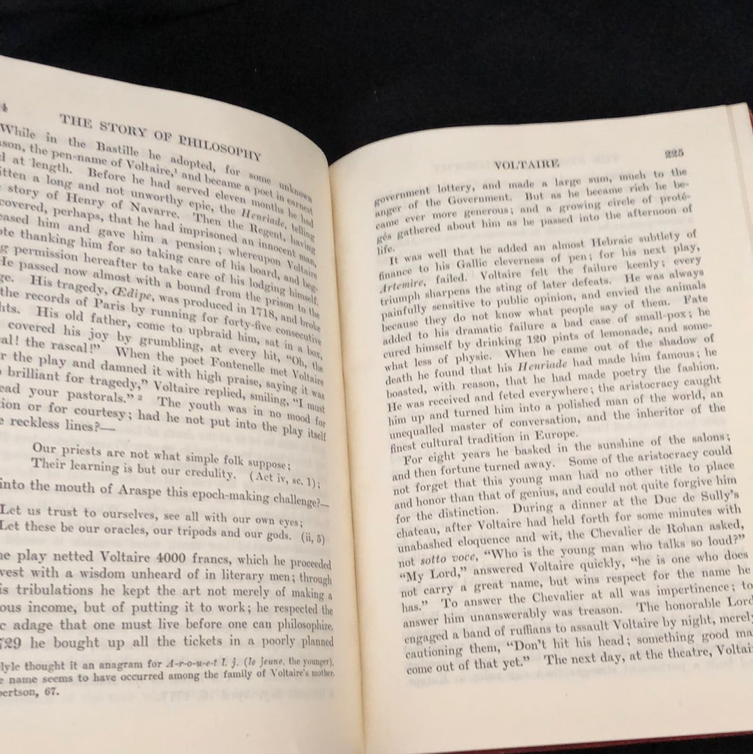 ‘The Story of Philosophy’ by Will Durant