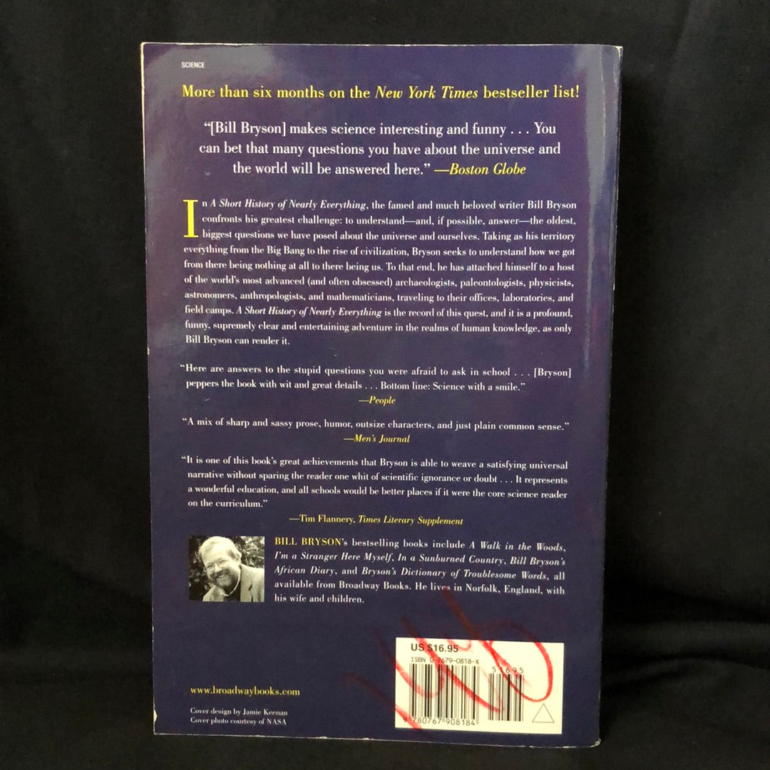 ‘A Short History of Nearly Everything’ by Bill Bryson