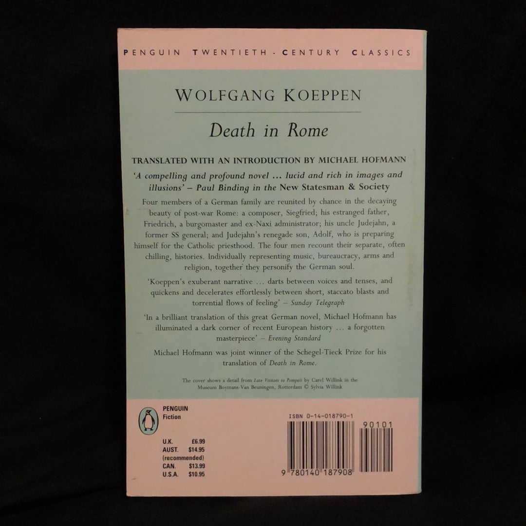 ‘Death in Rome’ by Wolfgang Koeppen